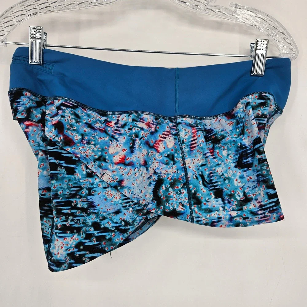 Lululemon Speed Up Shorts Womens Sz 6 Regular Running Activewear Training Blue